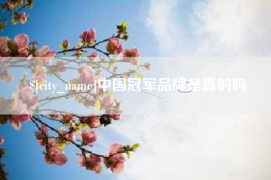滑县中国冠军品牌是真的吗