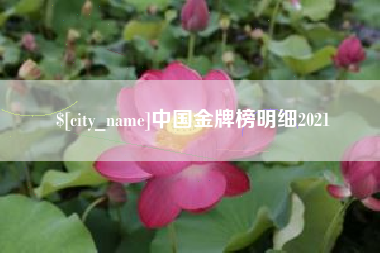 滑县中国金牌榜明细2021