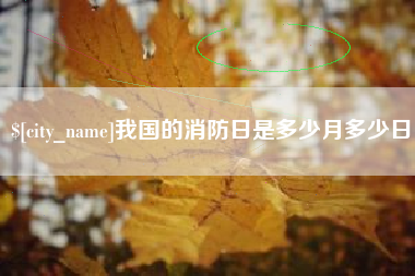 滑县我国的消防日是多少月多少日