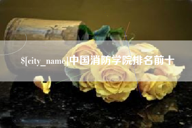 滑县中国消防学院排名前十