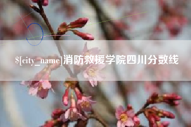 滑县消防救援学院四川分数线