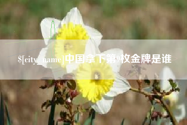 滑县中国拿下第9枚金牌是谁