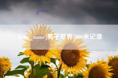 滑县男子世界5000米记录