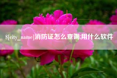 滑县消防证怎么查询,用什么软件