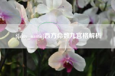 滑县西方命数九宫格解析