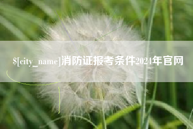 滑县消防证报考条件2024年官网
