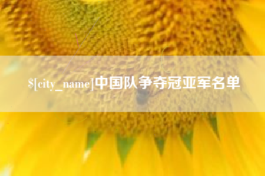 滑县中国队争夺冠亚军名单