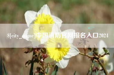 滑县中国消防官网报名入口2024