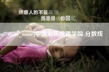 滑县中国消防救援学院 分数线