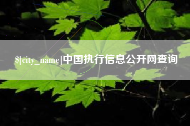 滑县中国执行信息公开网查询