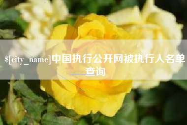 滑县中国执行公开网被执行人名单查询