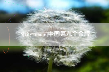 滑县中国第九个金牌