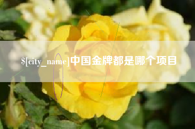 滑县中国金牌都是哪个项目