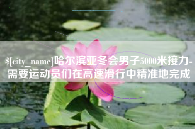 滑县哈尔滨亚冬会男子5000米接力-需要运动员们在高速滑行中精准地完成