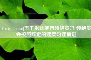 滑县五千米比赛有领跑员吗-领跑员会按照既定的速度匀速前进