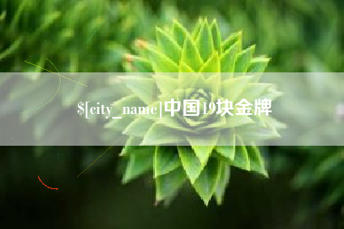 滑县中国19块金牌