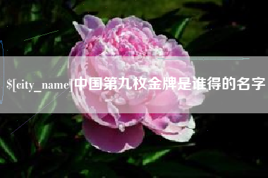 滑县中国第九枚金牌是谁得的名字