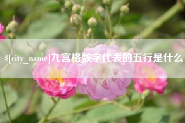 滑县九宫格数字代表的五行是什么
