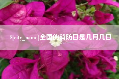 滑县全国的消防日是几月几日